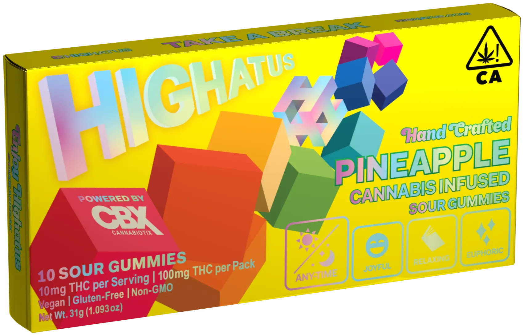 Highatus Gummies Pineapple